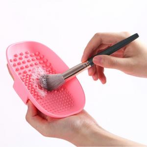 China Lash Blackhead Cleaning Eyelash Nose Silicone Makeup Brush Cleaner supplier