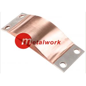 China CE Flexible Copper Shunts , Copper Foil Connector For Electrical Connection supplier