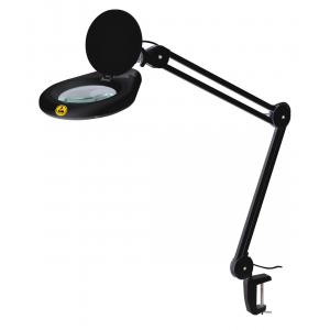 China Black Led Magnifying Lamp Full Metal Body For Inspection Observation supplier