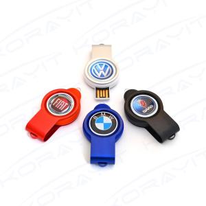 China Movimentação plástica do flash de USB do giro do logotipo da cola Epoxy, 8GB que Shinning a memória Flash nova clara de USB do projeto supplier