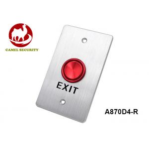 China Low Voltage Panel Mount Momentary Push Button Switch Red / Green / Silver Optional supplier