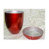 China High gloss paint steel urn for cremation , ash container for adult on sale