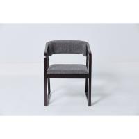China Clean Grey Fabric Furniture Dining Room Chairs Popular Convenient Concreted Design on sale