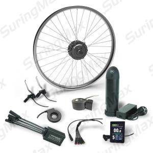 36v 250w Geared Fat Bike Hub Motor Conversion Kit With LCD/LED Display