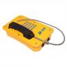 China Aluminum Alloy Waterproof Emergency Phone Full Keypad 12-24V DC Support Sip Voip wholesale