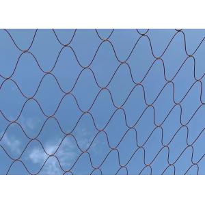 304 Stainless Steel Cable Wire Rope Mesh Non Rusting Pvc Coated For Architectural