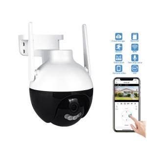 800W Pixel Outdoor Smart PTZ IP Security Camera With Color Night Vision
