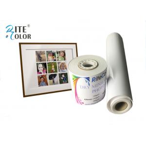 China Bright White Resin Coated Semi Gloss Mini Lab Photo Paper For Fujifilm Printer supplier