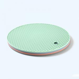 Custom Logo Round Silicone Tea Cup Mat Silicone Coaster For Drink