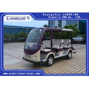 8 Person Electric Shuttle Car With 5kw DC Motor Zero Pullution Customized Color