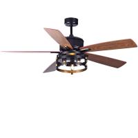 China 52 Inch Remote Control Fan 5 Blades Direct Current Ceiling Fans on sale