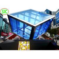 China LED P7.8125 Mm Transparent Video Display Full Color For Outdoor Advertising on sale
