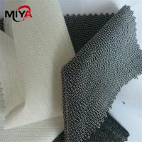 China Polyester Viscose Warp Knitted Fusible Interlining Weft Insert PES Coating on sale