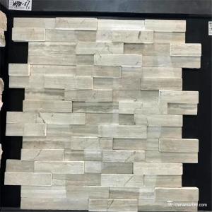 China Slate Culture Stone WPB-67 Corner 6 “X 18” X 6” Flat Panel 6” X 24” white culture stone wholesale
