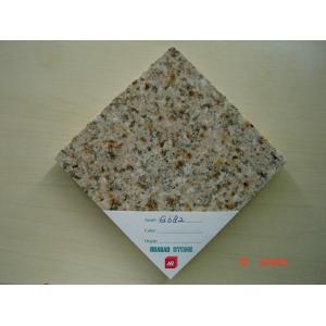 China Rusty Yellow G682 Flamed Granite Tiles For Exterior Paving Stone supplier