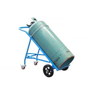 China TY140 Cylinder Hand Truck Cylinder Handling Trolley With Wear Resistant Solid Rubber Wheels Load Capacity 400kg supplier