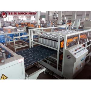 Simple Operation Plastic Sheet Extrusion Machine , PVC Sheet Making Machine Big Intensity