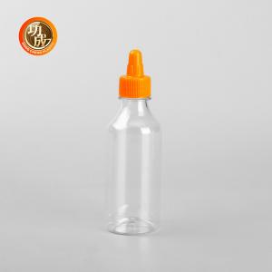Custom Plastic Squeeze Sauce Bottle 300ml 500ml 1000ml  For Seasonings Condiments