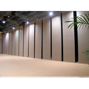 China Top Hanging 100 Mm Fabric Surface Movable Sliding Partition Walls For Restaurant supplier