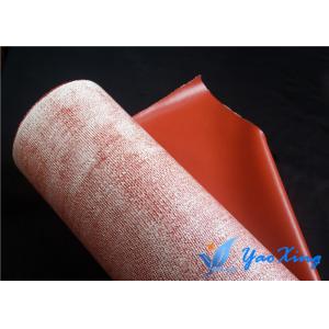China Heavy Duty Silicone Coated Fiberglass Cloth For Heat Resistance And Insulation Sleeve supplier