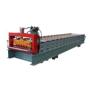 China Weight 3.5 Tons Corrugated Sheet Roll Forming Machine Raw Material Thickness 0.3-0.8 MM supplier