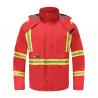 EN343 Rain proof Chemical Protective safety jacket , 9OZ Nomex Fire Retardant