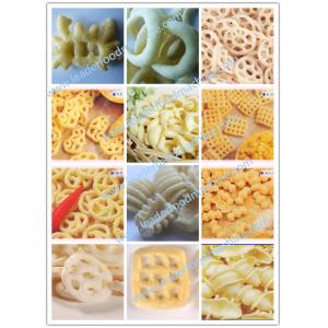 Industrial pellet food extruding and frying processing machines