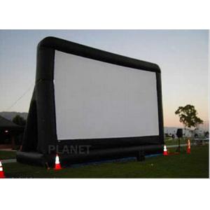 China Open Air Inflatable Movie Screen Double Stitching AC 110V / 220V Supply Voltage supplier