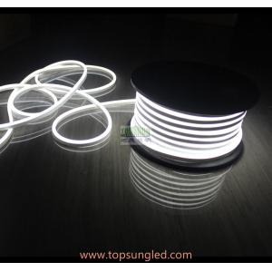 China 50m 12v 24v micro 7*15mm high lumen white milky Jacket Mini Led Flex Neon 10cm cuttable Flexible LED Neon Rope supplier