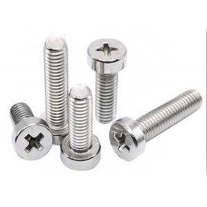 China Customized Cross Recessed Screw , Stainless Steel Fillister Head Screw supplier