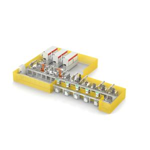 China Flat Wire Motor Stator Manufacturing Line for Public Bus Stator wholesale