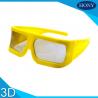 China Gafas de teatro 3d del plástico lentes polarizados circular ABS marco con gran tamaño wholesale