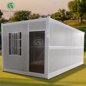 Frame Galvanized Steel Foldable Prefab Shipping Container Homes Save Shipping Costs Supplier