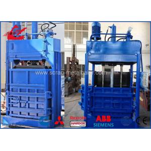China Heavy Duty 63 Ton Vertical Clothes Baler Machine , Stable Running Cardboard Bundler Machine supplier