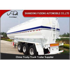 China 2 / 3 Axles Fuel Tanker Semi Trailer With 2 - 10 Compartments 30-60CBM supplier