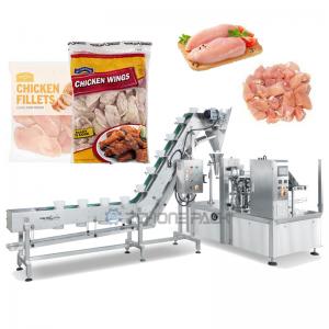 Frozen Food Granule Packing Machine Chicken Wings Chicken Feet Packaging