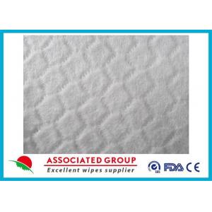 China Anti Static White Spunlace Nonwoven Fabric For Wet Wipes , Customzied size supplier
