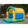 China 5x4 mts outdoor Let's party kids inflatable bouncy castle made with 610g/m2 pvc tarpaulin wholesale