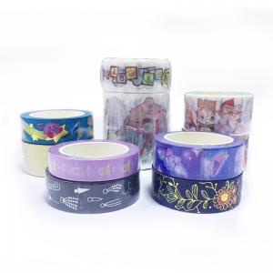 China Personal Letter Decoration Promotional Gift Flower Washi Paper Tape for Scrapbook supplier