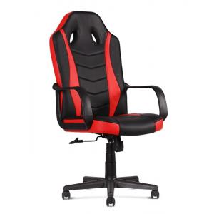 China 0.224 CBM 11.5kg Leather Swivel Office Chair Reclining Swivel Gaming Chair 360 Degree supplier