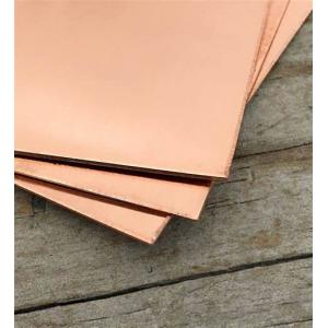 China 3mm Industrial Copper Plates , C22000 C67400 Gold Plated Copper Sheet supplier