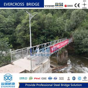 Facility Steel Modular Metal Foot Bridge PB 100 For Remote Rural Areas