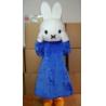 костюм белого мультфильма талисмана кроликов косплай