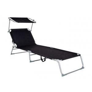 BSCI Outdoor Folding Reclining Beach Sun Patio Chaise Lounge Chair Pool Lawn Lounger