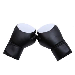 Adult 12 Oz Leather Boxing Gloves , PU Leather Weighted Boxing Gloves