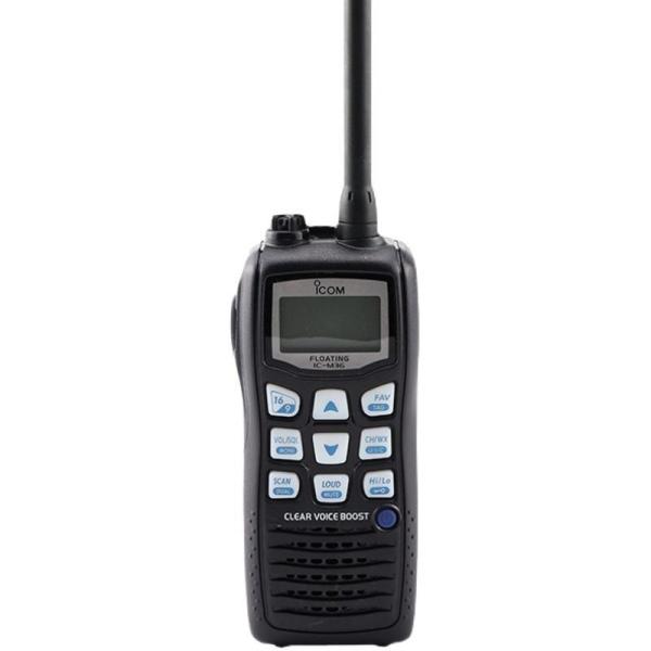 IC-M36 Maritime Hand-held Intercom VHF Floating Walkie Talkie with 8-12nm Talk Range 5W Output Power and 88 Storage Channels