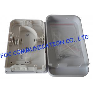 China Plastic Fiber Optic Terminal Box Wall Mount Fiber Cable Protection Pigtail Loaded supplier