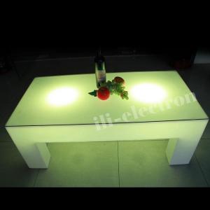 China 4 Legs LED Light Cocktail Table , 16 Colors Changing LED Glow Table Remote Control supplier
