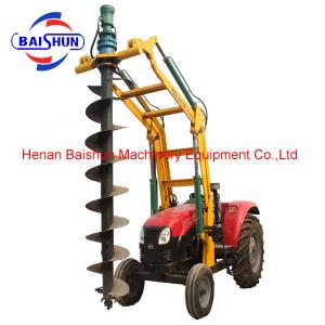 China Pile drilling machine yto tractor small pile driving machine pole erection machine wholesale