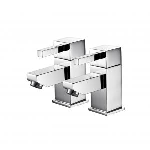 Chrome Brass Bath Shower Mixer Taps Easy Clean Ceramic Valve Core